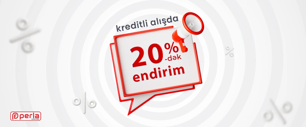 20 faiz endirim