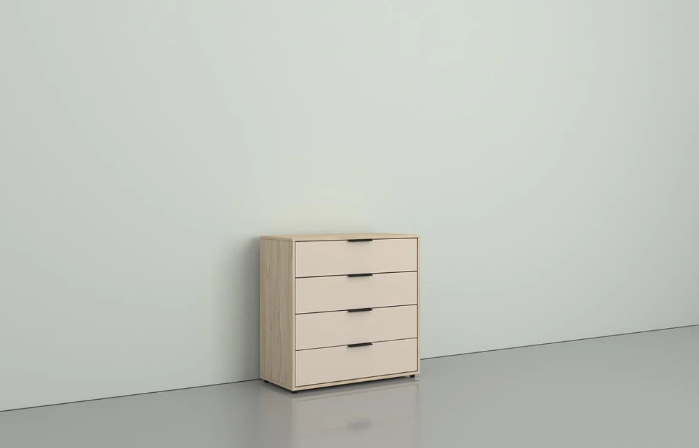 REM Dresser (4 Drawers, 4SK-1002)-1