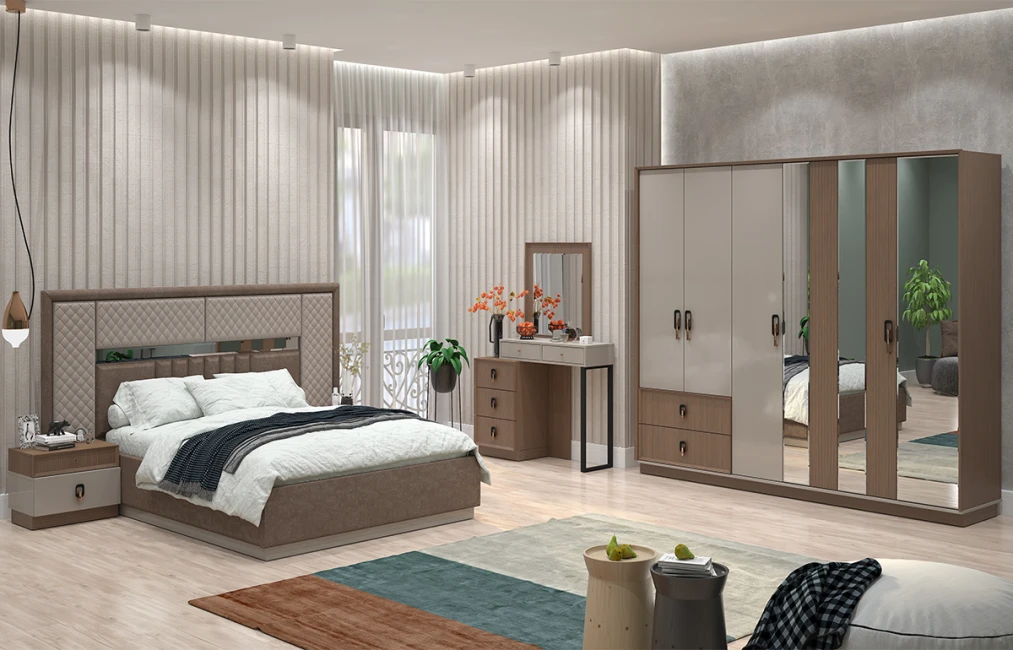 Комод & Зеркало İnci-2