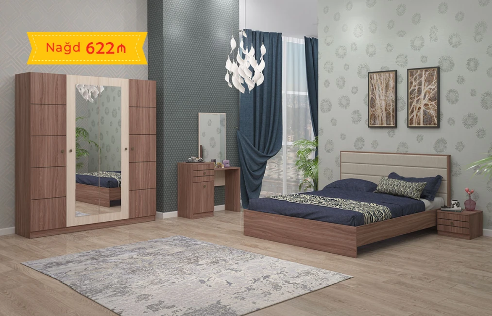 Tuna Bedroom Set(w/4 door wardrobe)-1