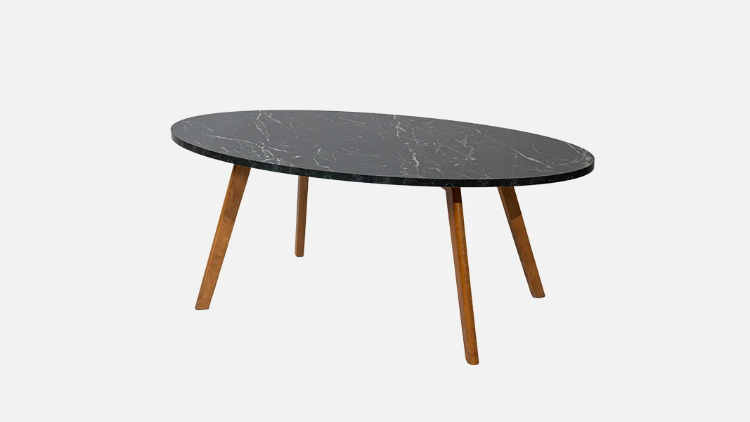 Ella Mərmər Jurnal Masa (Qara)-1