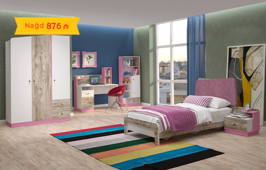 Stil Gənc Dəsti (Çəhrayı)-1