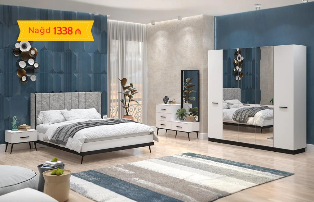 Savanna Yataq Dəsti (5 Qapılı Dolab ilə)-1