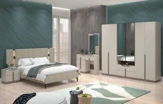 Cпальный набор Bosfor (C 6-дверный шкафом)